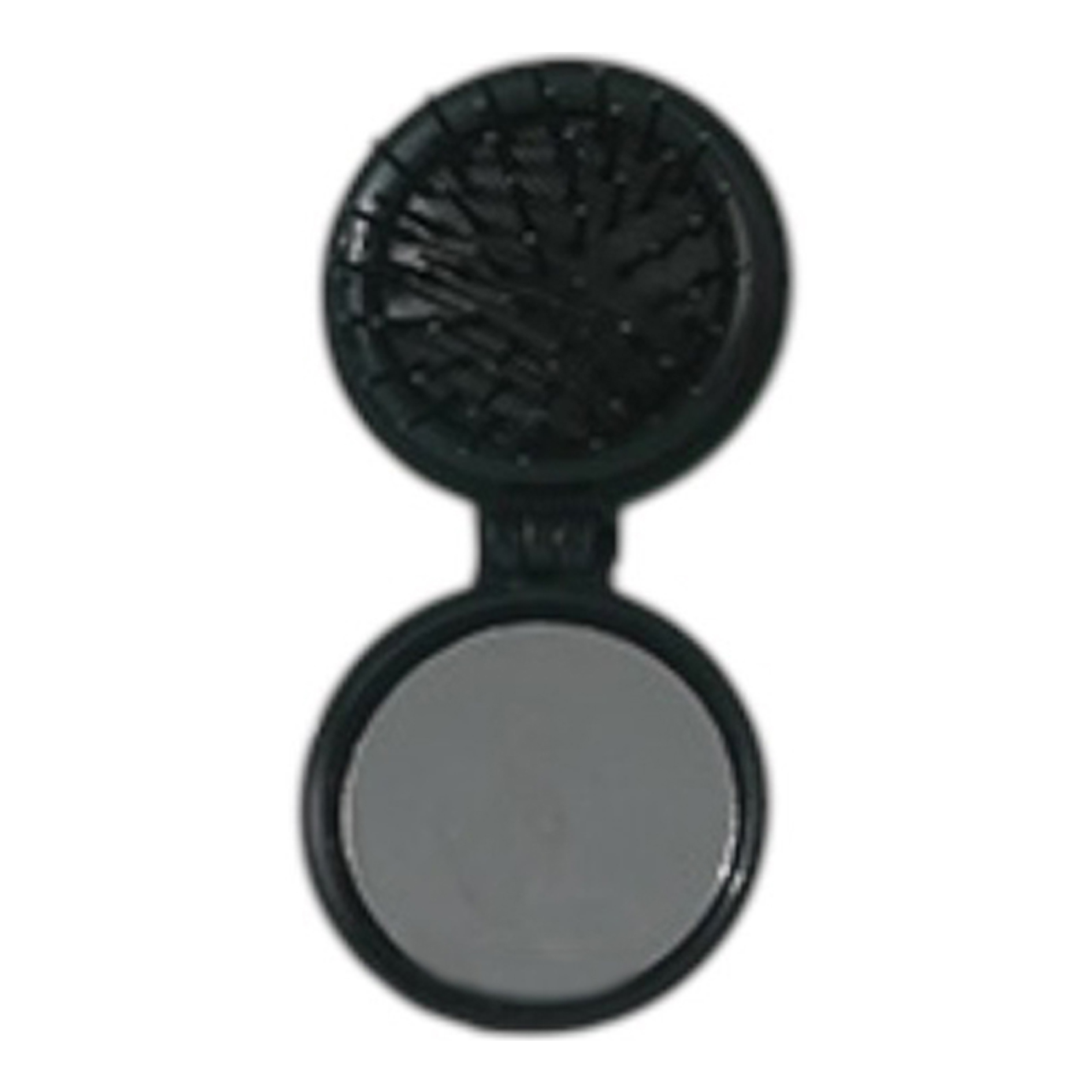 Round Folding Brush with Mirror view 3